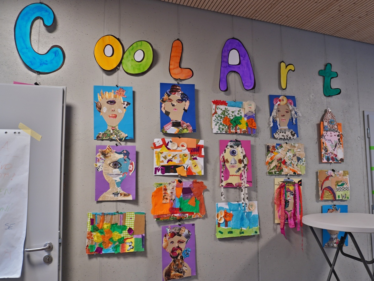 Vernisáž výstavy v ZŠ