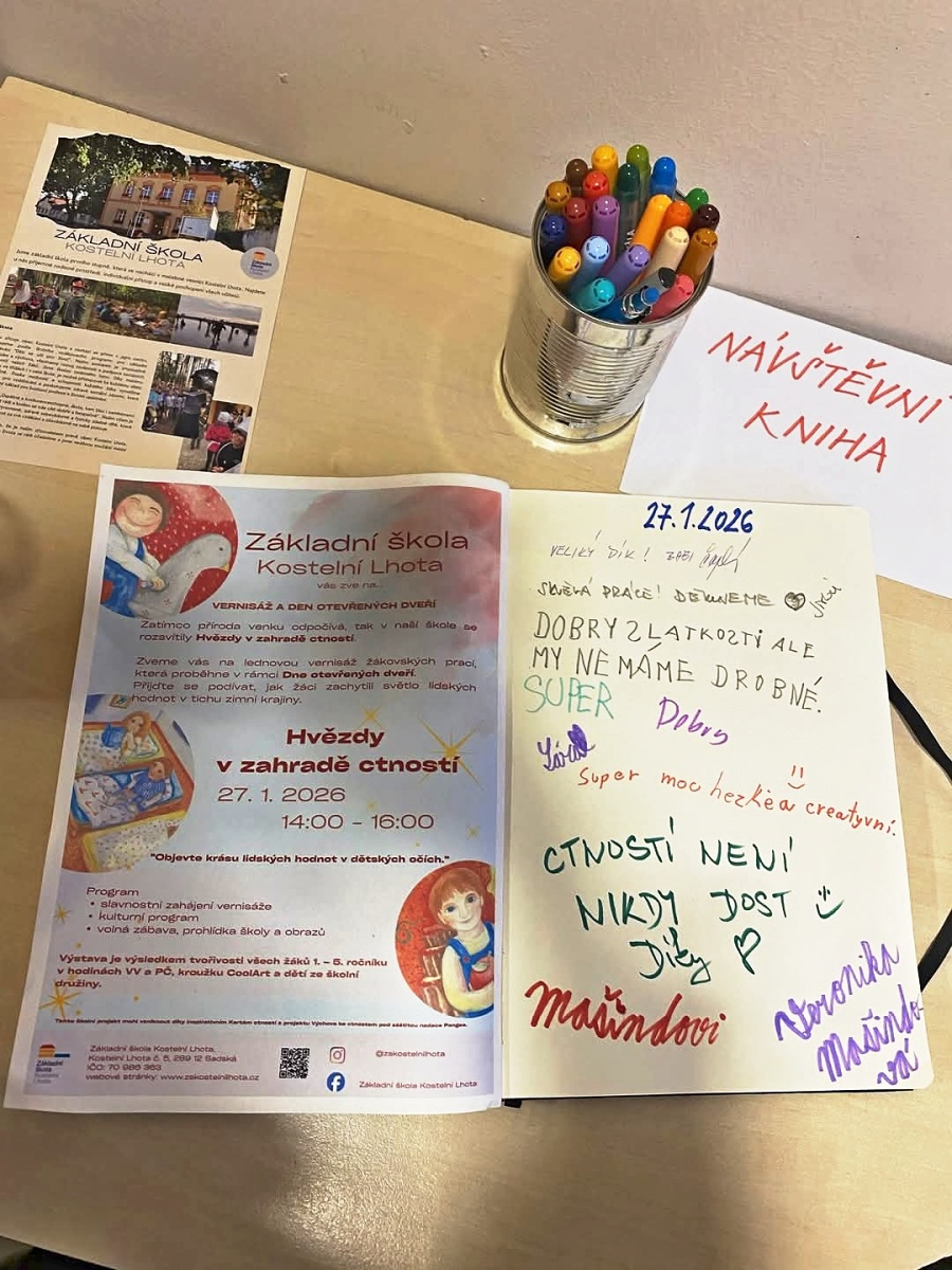 Vernisáž výstavy v ZŠ